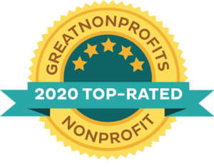 GreatNonprofits 2020 Top-Rated Nonprofit Badge