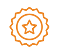 badge orange